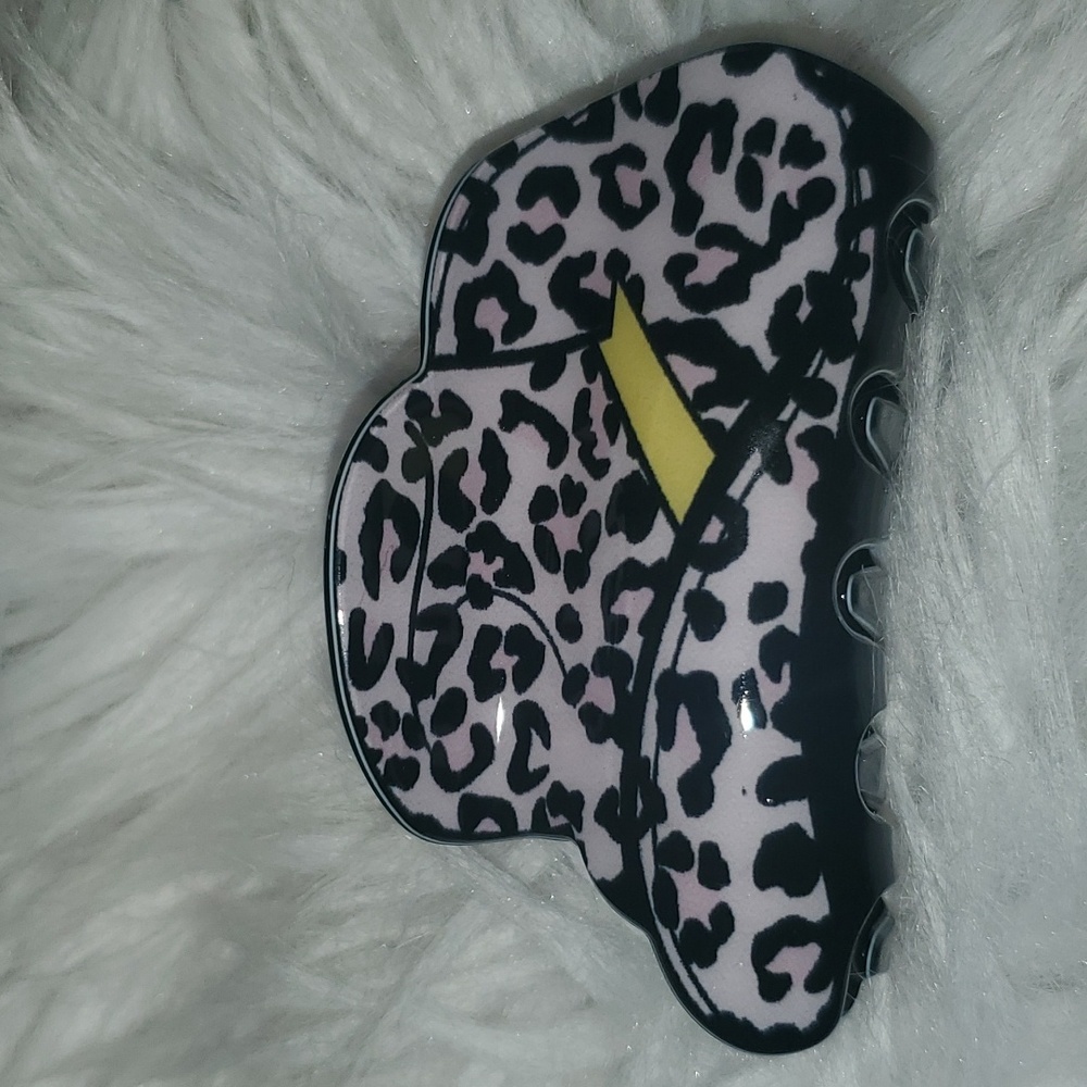 Cowboy Hat Hair Clip — Leopard Collection - Wild Rodeo Pink
